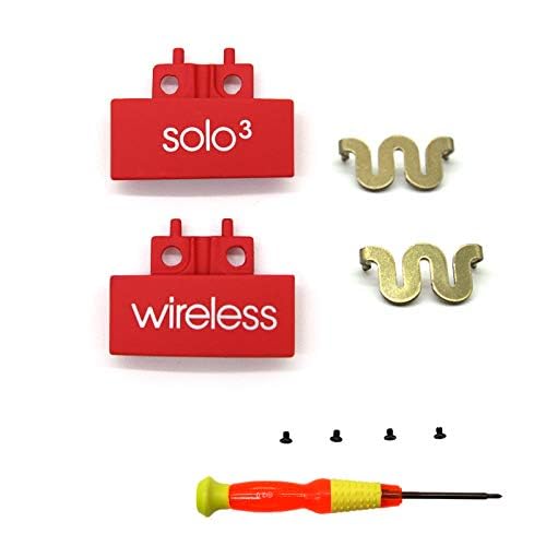 Adhiper Hinge Replacement for Solo3 Wireless Solo2 Wireless Headphone - color: Red