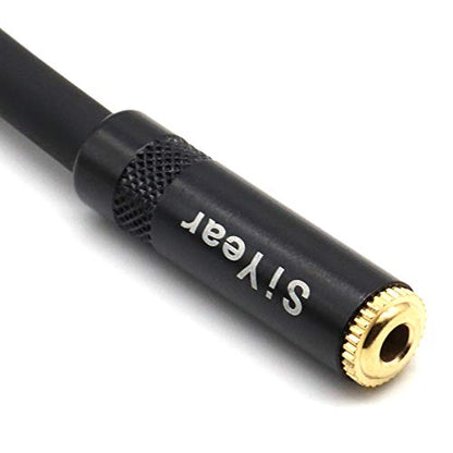 3.5mm Female to 2 RCA Male Y Splitter Cable, 3.5mm (1/8 inch) Female to Dual RCA/Phono Male Stereo Audio Breakout Adapter （50cm - color: 3.5F-2RCAM