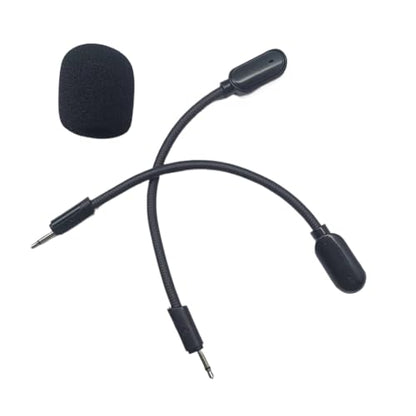 Gaming Boom Microphone Replacement for Headsets with Noise Cancellation Detachable 2.5mm Game Boom Mic, Shown