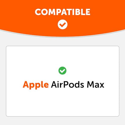 WC ShellZ Max - Protective Shell Covers for AirPods Max 1 & 2 | Made by Wicked Cushions | Made with Premium Silicone | Geo Grey - color: Geo Grey