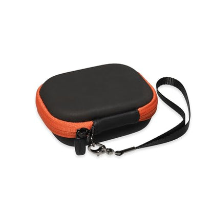 Case for Beats Powerbeats Pro 2 Wireless Bluetooth Earbuds - Noise Cancelling (Black with Orange Zip) - color: Black with Orange zip
