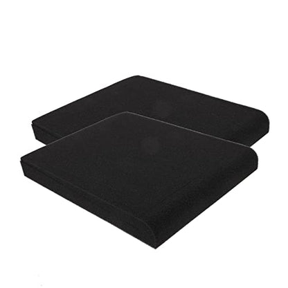 HEMOTON 2sets High-density Speaker Isolation Pads Shockproof Cushion for Monitors and Subwoofers Reduces Vibrations for Home and Studio Use
