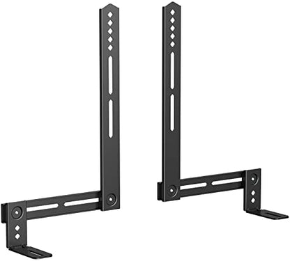 USX MOUNT Soundbar Mount Sound Bar TV Mount for Mounting Above or Under TV, Sound Bar Mount Up to 13.2 lbs, Two Removable and Lockable Hooks for Back or Bottom Holes - size: Soundbar Mount up to 13.2 lbs