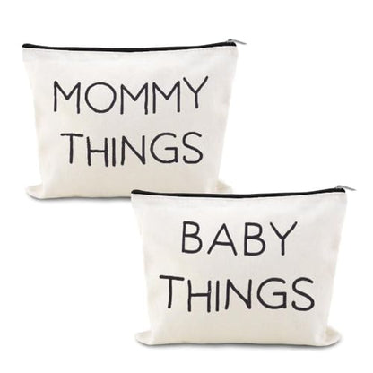 Mommy Things Baby Things Pouch Bags Stuff for Mom After Having a Baby Bag Gift New Mother Gifts After Giving Birth Pregnancy Essentials for Expecting Mom Gift Bag Mommy to Be Postpartum Mama Pouch - color: Mommy Things Baby Things Pouch Bags