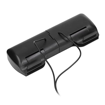 Laptop Speakers with Screen USB Powered Soundbar Stereo Speakers for Monitor Notebook Tablets TV with Clear Sound Humanized Volume Control