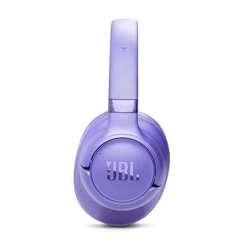 JBL Tune 780NC - Wireless Over-Ear Adaptive Noise Cancelling Headphones with Powerful Hi-Res JBL Pure Bass Sound and Spatial Sound, with Up to 76 Hours of Battery Life, Plus Speed Charge (Lavender) - color: Purple