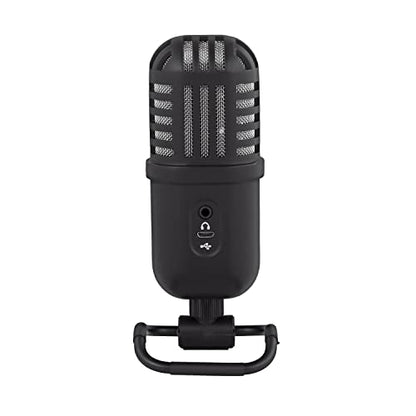 Nady USBee USB Microphone, Computer Condenser Gaming Mic for PC/Laptop, Headphone Output, Volume Control, Plug and Play, LED Mute Button, for Streaming, Podcast, Studio Recording, All Metal