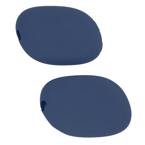 Headphone Protective Cover Kit for iOS Over Ear Headset, Silicone Headband Pad Beam Cushion Earpad Ear Cup Covers Set, Replacement Protector with Precise Openings, Washable (Blue) - color: Blue