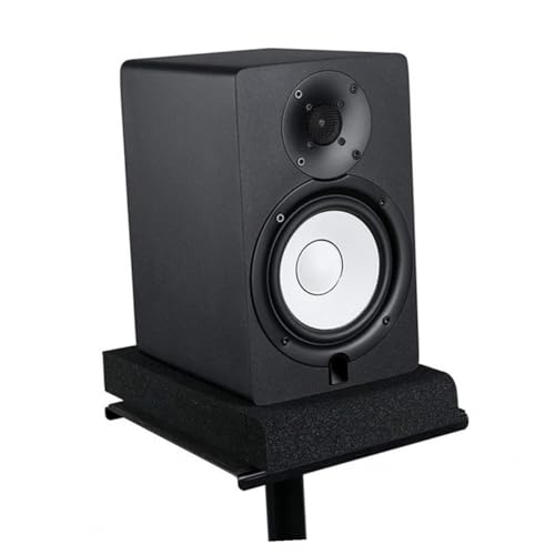 2pcs Loudspeaker Isolation Pad High-density Shock-absorption Cushion for Improved Sound Clarity and Dampening Compact Design for Studio Monitors and Home