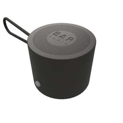 cellhelmet BAR Audio Mini Portable Wireless Speaker in Gunmetal Gray - Rechargeable - Type C Charging Cable Included | Silicon Strap | Up to 4 Hours Playtime on Full Charge