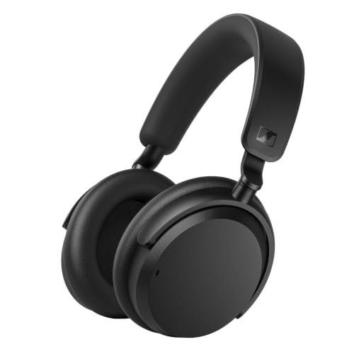 Sennheiser ACCENTUM Wireless Bluetooth Headphones Noise Cancelling - Up to 50HR Playtime, Hybrid Noise Cancelling (ANC), All-Day Comfort, Bluetooth Over Ear Headphones for School, Traveling, Black - color: Black, style: ACCENTUM Wireless