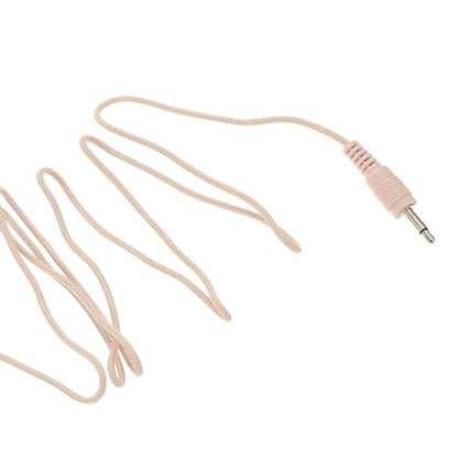 Toddmomy Mini Lavalier Microphone Condenser Clip-on Mic with 3.5mm Plug, Portable Skin Tone Compact Lapel Microphone System for Video Recording, Interview, and Laptop Use