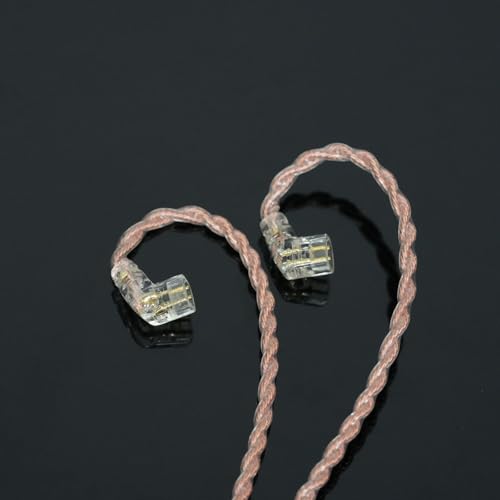 4Core Pure Copper IEM Replacement Cable 2 Pin Earphone Upgrade Cable with 3.5MM Plug for KZ EDX PRO ZSN PRO X ZSX CCA CRA PRO C12 Earphones - style: CPin,3.5mm Plug