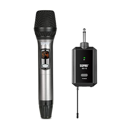 SGPRO SG-13 Wireless Handheld Microphone Set with Compact Receiver - color: SG-13 | Single Handheld Set