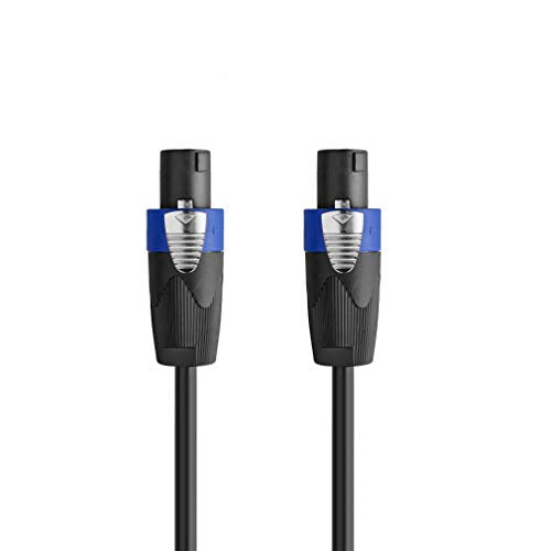 Pro 50ft 12 Gauge Speakon to Speakon Male Audio Speaker Cable, Single - size: 50ft