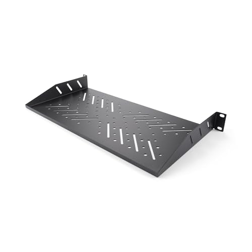 On-Stage RVS1000 1U Vented Rack Shelf, 9 inches