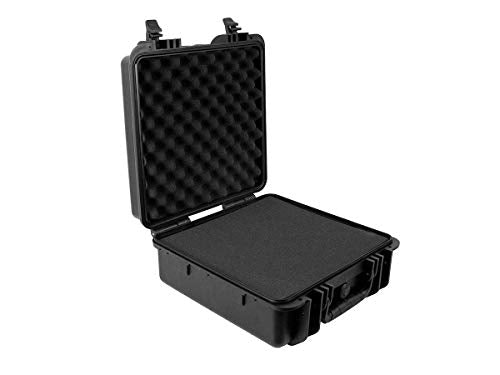 Monoprice Weatherproof/Shockproof Hard Case - IP67 Level dust and Water Protection up to 1 Meter Depth with Customizable Foam, 19" x 16" x 6", Black - color: Black, size: 18.8 Liter, style: Case
