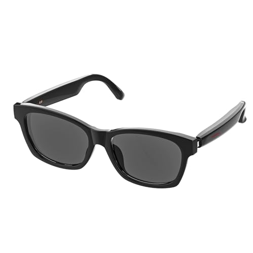 Smart Bluetooth Sunglasses for Men with Speakers Bluetooth Smart Eyeglasses Blue Tooth Audio Blue Light Safety Men's Sun Glasses for iPhone Android Outdoor Bluetooth Speaker Open Ear Headphones