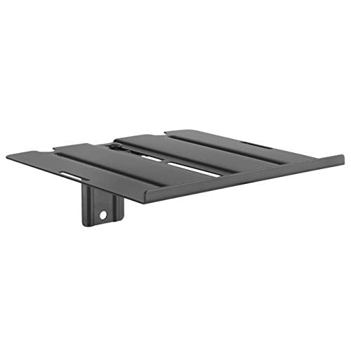Mount-It! Floating TV Shelf – Dual Wall or TV Mountable AV Shelf – for Cable Boxes, Streaming Devices & Consoles – Steel with Vents & Safety Lip – Easy Installation – Space-Saving Design (6.6 lbs)