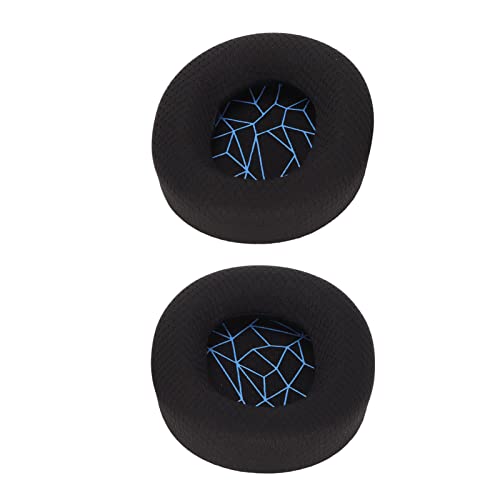 Replacement Ear Cushion Pads with Memory Foam Protein Leather for 3 5 7 Pro ATH M40X M50X MDR 7506 Cloud 2 Black V2 (Black earpads with Screen) - color: Black earpads with screen