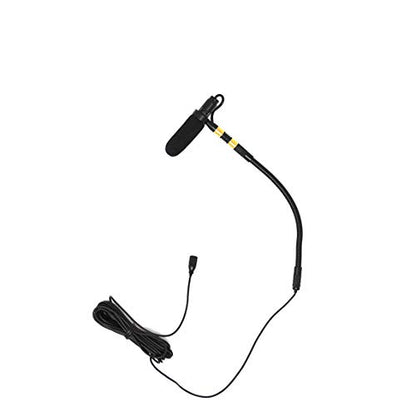 Professional Cello Microphone with 48V Phantom Power | External Rechargeable Power Supply Kit, Clip-On Condenser Mic, Flexible Gooseneck, XLR Wired Connect