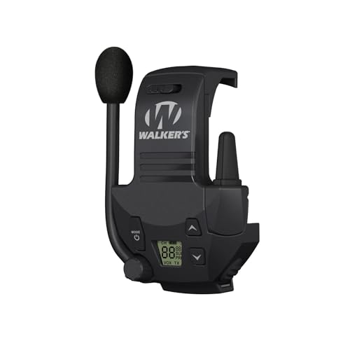 Walker's Razor Walkie Talkie/Bluetooth | Key Features, Up to 12 hours - color: Black BT