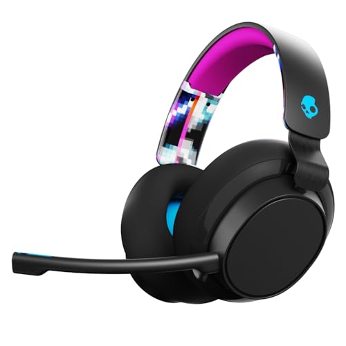 Skullcandy SLYR Multi-Platform Wired Gaming Headset - Black Digi-Hype | Removable Mic, Durable and Comfortable Lightweight Design, Ultra-Soft Memory Foam Ear Cushions, PC, Xbox, PlayStation - color: Black Digi-Hype, style: SLYR