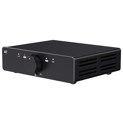 3e Audio A7 Next-Gen HiFi Stereo Amplifier | Home Theater Amplifier | TPA3255 Chip 2x250W PBTL with Enhanced PFFB | 48V5A Power Supply for Bookshelf Speakers