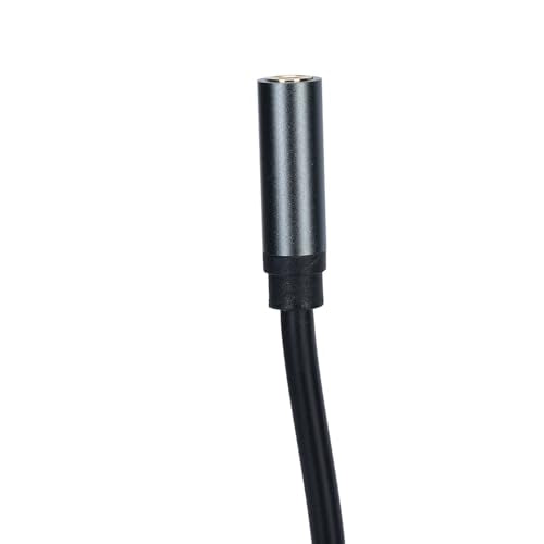 Yoidesu 6.35mm Male to 3.5mm Female Stereo Jack Adapter, Gold Plated 1/4 to 1/8 Headphone Adapter Cable, 30cm PVC and Copper Extension Cord for Guitar, Piano, Headphones, Amp and