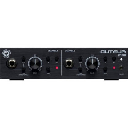Black Lion Audio Auteur mkIII 2-Channel Mic Preamp and DI Bundle with 2x XLR- XLR Cable