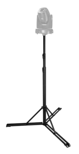 Rockville RLS3 10 Ft Flat-Base 35 mm DJ PA Speaker and Lighting Stand | 140 lb Capacity, 35mm Pole, M10 Threading, Air Cushion Lowering, Foldable Metal Legs, Travel Bag - size: 10ft Standard