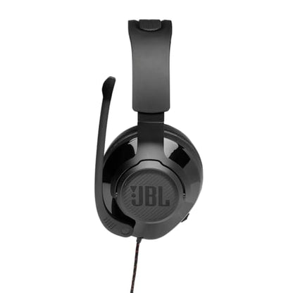 JBL Quantum 200 - Wired Over-Ear Gaming Headset with Voice Focus Directional flip-up mic and Memory Foam Ear Cushions (Black),(Pack of 4) - size: Large (Pack of 4)