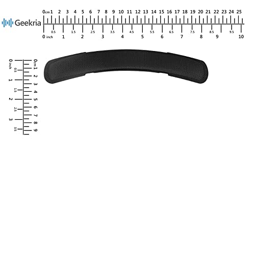 Geekria Mesh Fabric Headband Pad Compatible with Corsair Void RGBElite/ProRGB/Pro, Void Headphones Replacement Band, Repair Part (Black)
