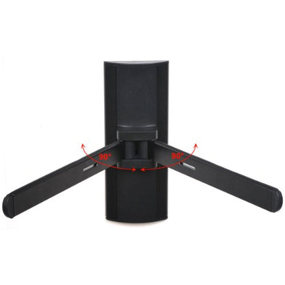 VideoSecu Adjustable AV Shelf Wall Mount Bracket for DVD Player Receiver VCR DVR Cable Box or Other Audio Component - Under TV Bracket MA1