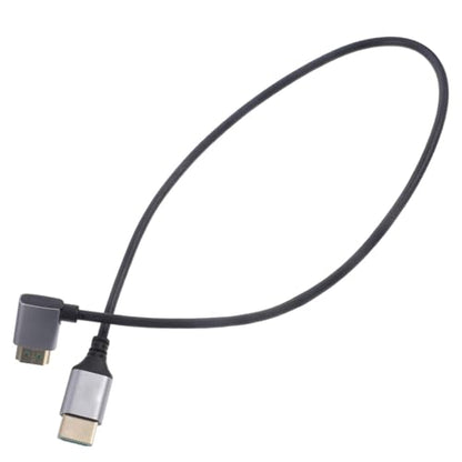 Alasum Right Angle Video Cable Connector for Monitors and Tvs Flexible Connector Wire Male to Male Adapter for Home Theater and Gaming Systems