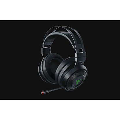Razer Nari Wireless 7.1 Surround Sound Gaming Headset: THX Audio, Auto-Adjust Headband & Swivel Cups, Chroma RGB, Retractable Mic, For PC, PS4, PS5, Black