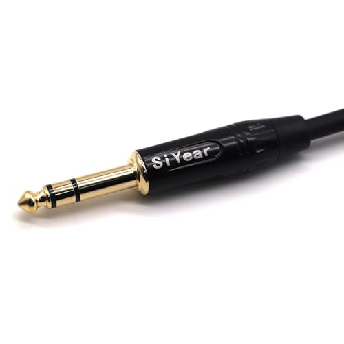 6.35TRS 1/4 Inch to XLR Male Interconnect Cable,XLR 3 Pin to Quarter inch Balanced Microphone Patch Cable (5Feet/1.5M) - color: 6.35TRS-XLRM, size: 1.5M/5FT