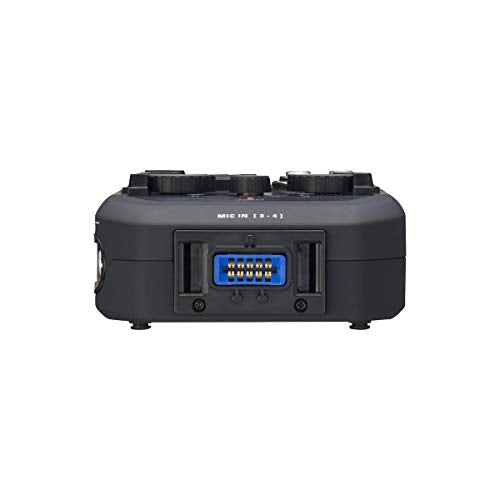 Zoom U-44 Handy Audio Interface, 4-Channel Portable USB Audio Interface, 2 XLR/TRS Combo Inputs, MIDI I/O, RCA Outputs, Compatible with Zoom Capsules