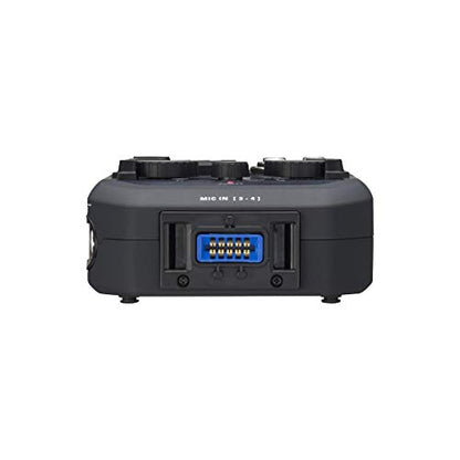 Zoom U-44 Handy Audio Interface, 4-Channel Portable USB Audio Interface, 2 XLR/TRS Combo Inputs, MIDI I/O, RCA Outputs, Compatible with Zoom Capsules