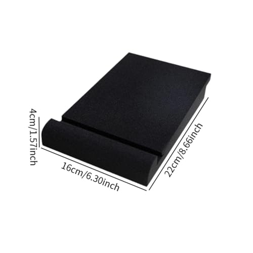 Studio Monitor Isolation Pad Sound Insulation,Fits Most Stands,Prevents Vibrations Acoustic Speaker Isolation Pad for Floor, S - size: S