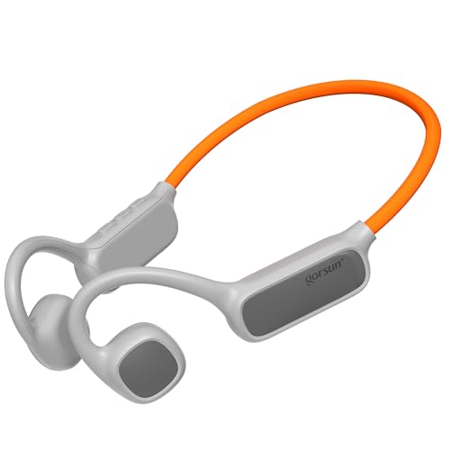 vinamass Open Ear Headphones, Air Conduction Headphones Bluetooth 5.4, Wireless Headphones with LED Beacon String, 10H Playtime, Sports Headphone for Running & Outdoor