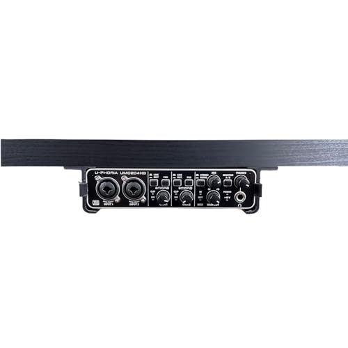 Desk Mount Kit for Behringer UMC202HD, UMC204HD, UMC404HD, UMC22, UM2 - Under Desk Mount Brackets with Reversible Clips - Secure Mounting Accessories