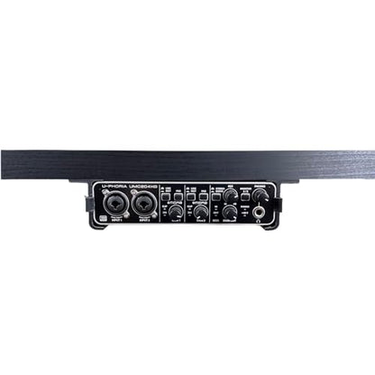 Desk Mount Kit for Behringer UMC202HD, UMC204HD, UMC404HD, UMC22, UM2 - Under Desk Mount Brackets with Reversible Clips - Secure Mounting Accessories