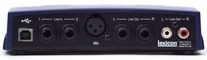 Lexicon Alpha Multi-Channel Desktop Recording Studio, 2x2x2 (2-input, 2-bus, 2-output) - style: Alpha