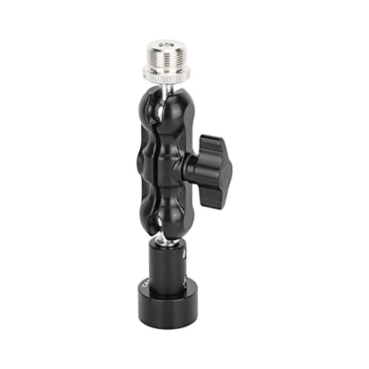 CAMVATE Mini Ball Head Microphone Mount with 5/8"-27 Male & Female Adapter