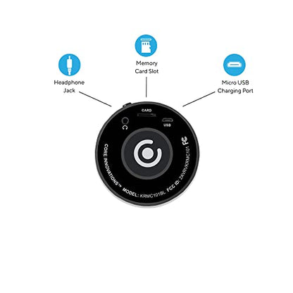 Wireless Bluetooth Karaoke Microphone with Built-in Speakers + HD Recording, Portable Handheld Mic | Black - style: Black