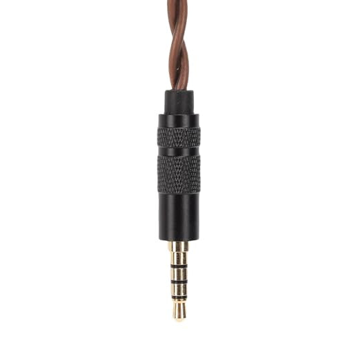 IEM Cable with Detachable Mic for ZS10 PRO ZSN PRO 0.78mm 2pin Headphones, OFC Wire Replacement Cord with 3.5mm Plug for Clear Audio and Gaming Calls