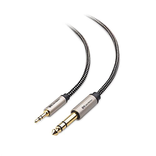 Cable Matters Braided 3.5mm to 1/4 Inch Audio Cable, 10ft - size: 10 Feet