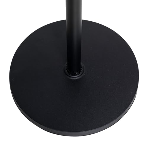 Shure by Gator Round Base Mic Stand with Standard Height-Adjustable Twist Clutch and 10" Base; (SH-RBMICSTAND10) - style: 10" Weighted Base