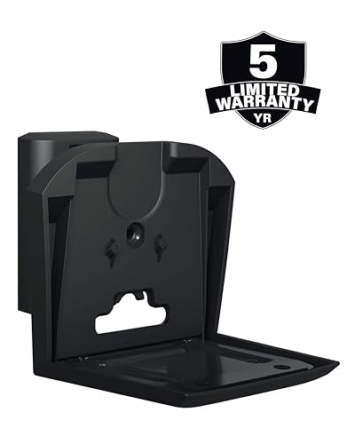 Adjustable Speaker Wall Mount Designed for The Sonos Era 300™ (Pair) - color: Black